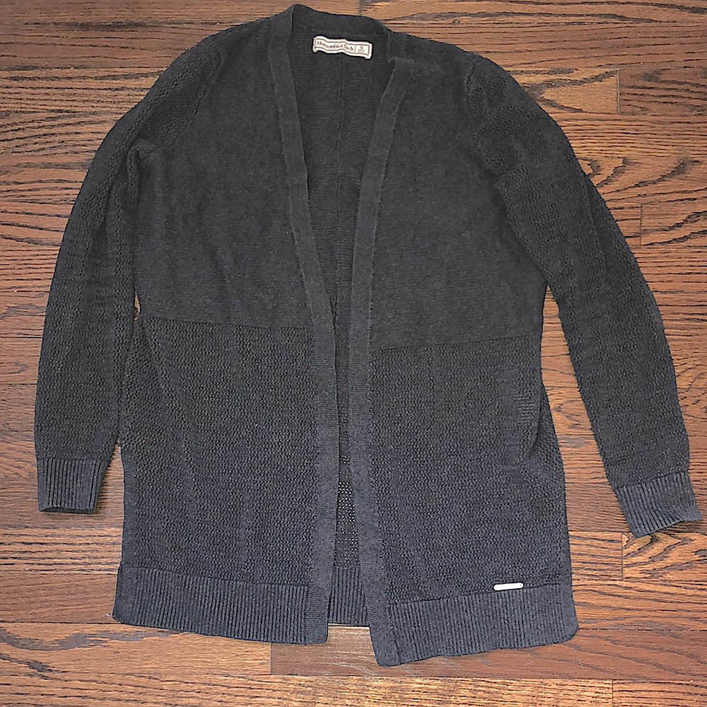Abercrombie & Fitch Grey Long cardigan